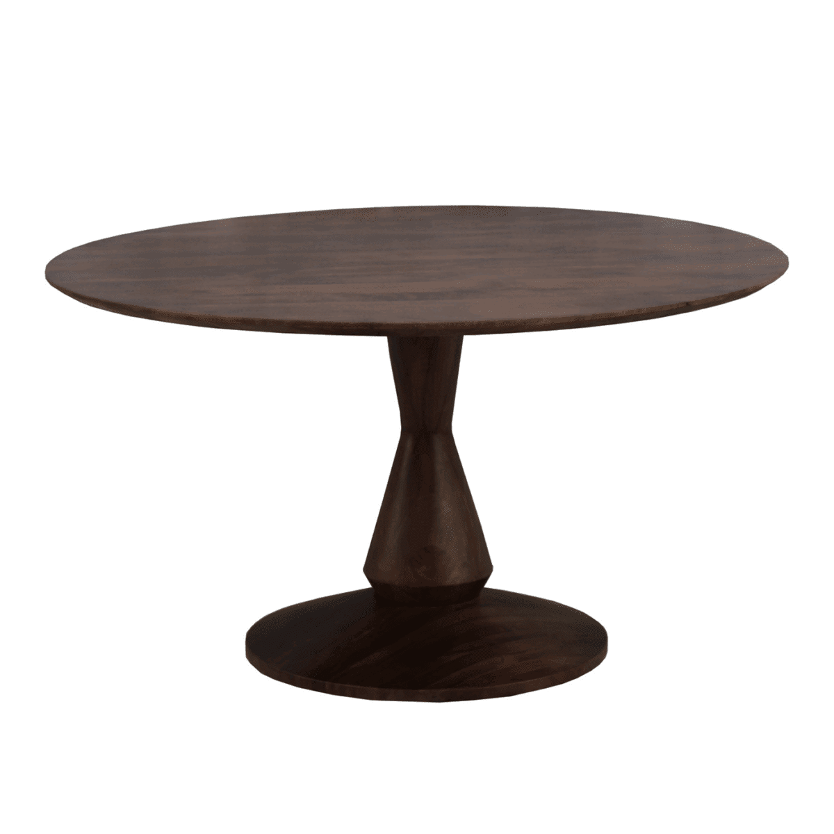 Eetkamertafel Mango Rond Walnoot 140cm - Afbeelding 1