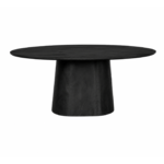 Esstisch Oslo, oval, schwarz, 240 cm – Bild 4