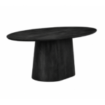 Esstisch Oslo, oval, schwarz, 240 cm – Bild 3