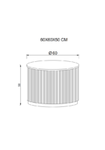 Couchtisch „Rome Box“, braun, klein – Bild 5