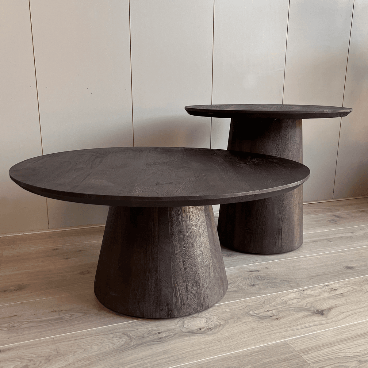 Couchtisch 2er Set Oslo Braun – Bild 2