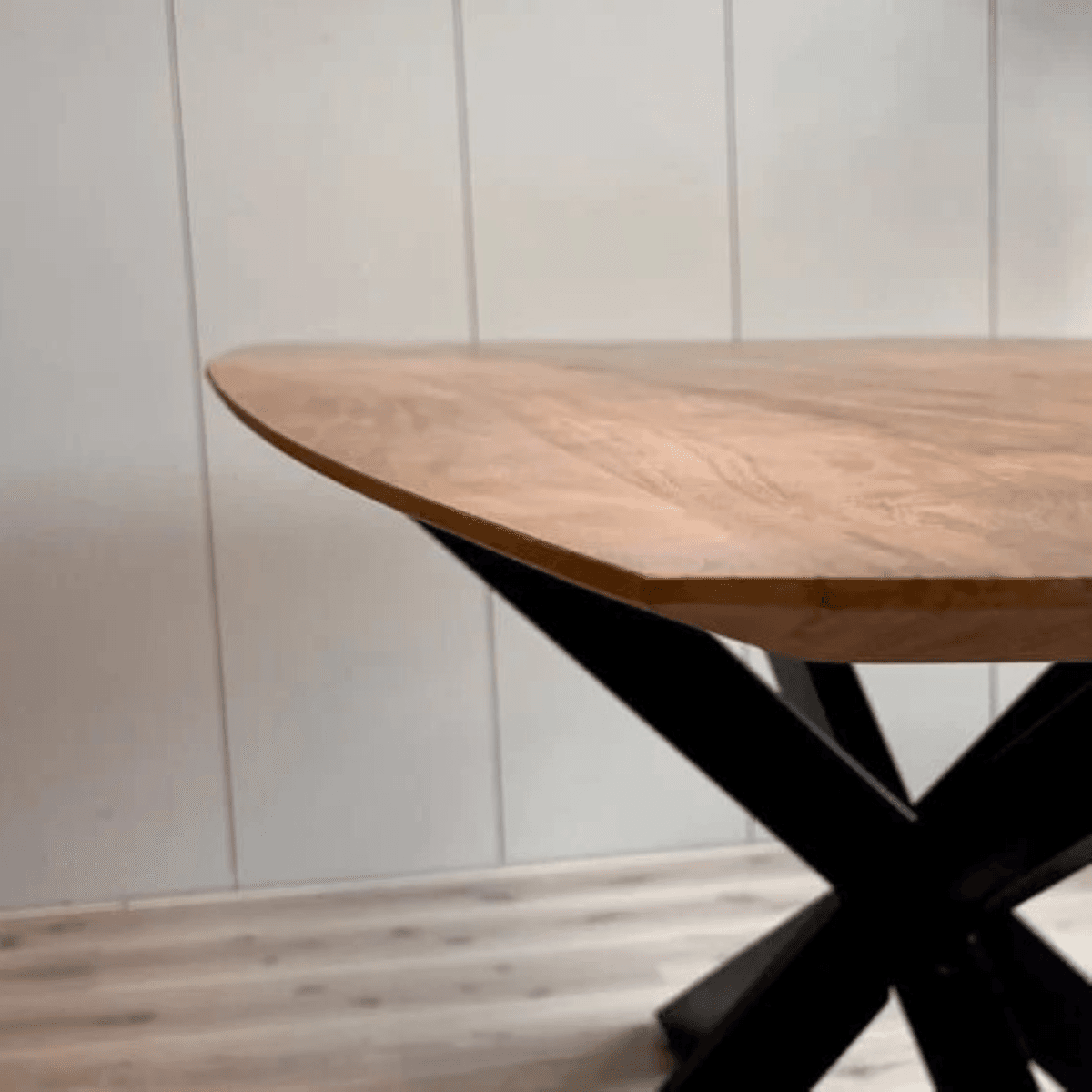 Esszimmertisch Mango Dänisch oval 200x100 cm mit Spider Bein – Bild 8