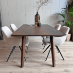 Eettafel Mango Rechthoek Walnoot 240cm - Afbeelding 7
