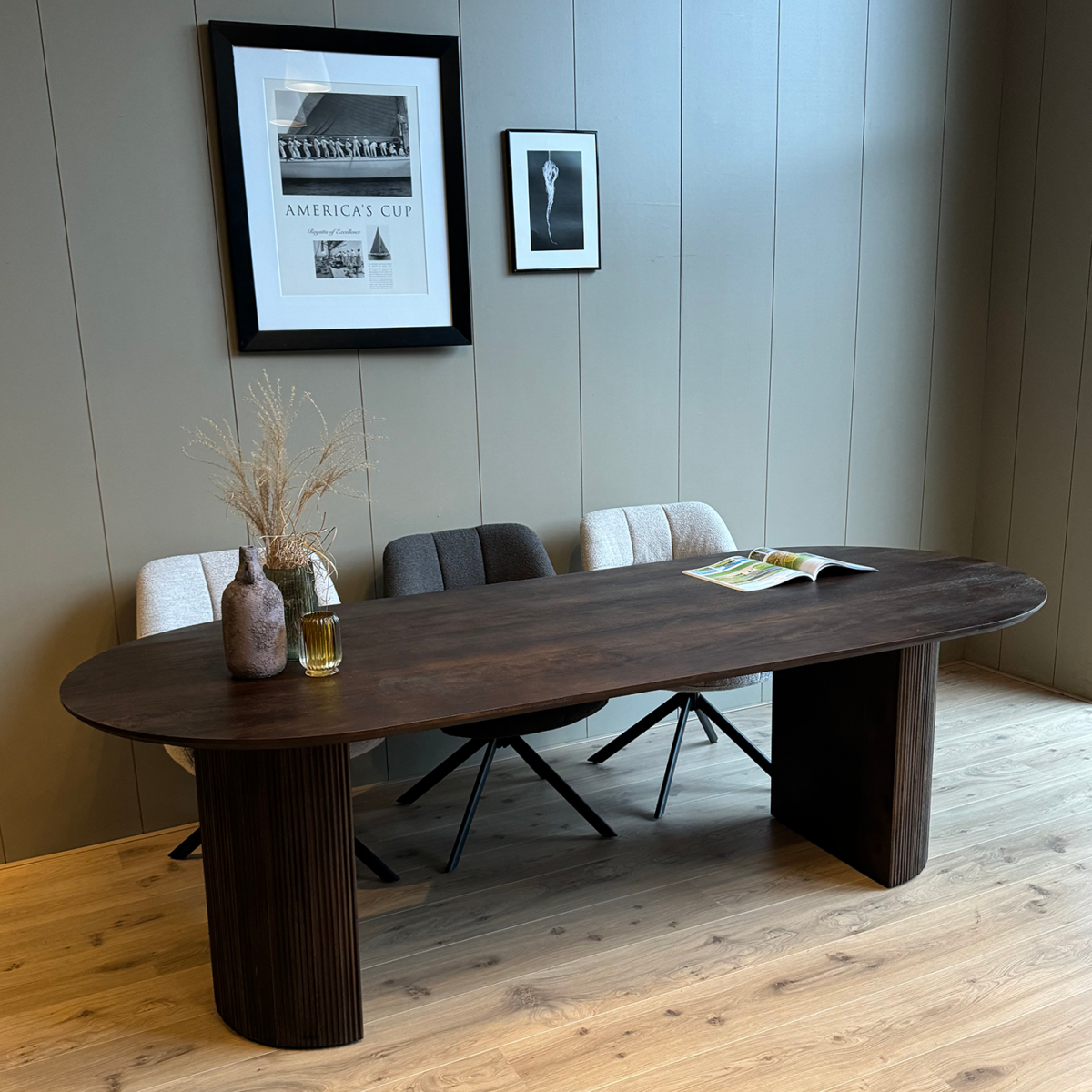 Flash Sale - Eetkamertafel Luca bruin 200cm - Afbeelding 4