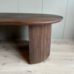 Salontafel Luca Deens Ovaal Bruin 120cm - Afbeelding 7