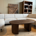 Salontafel Luca Deens Ovaal Bruin 120cm - Afbeelding 5