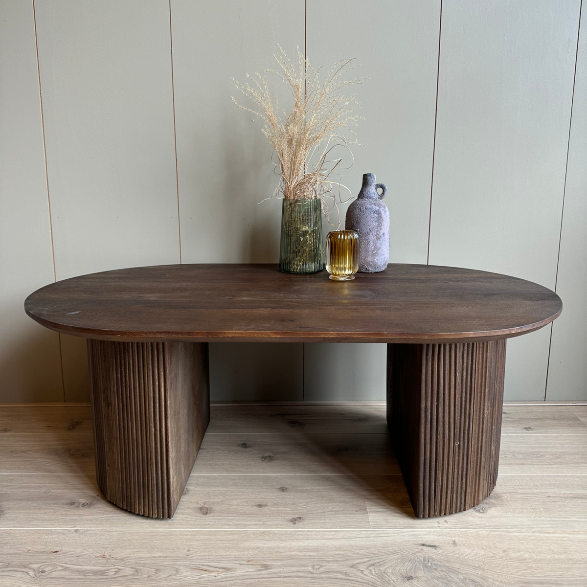 Flash Sale - Salontafel Luca ovaal bruin - Afbeelding 4