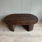 Salontafel Luca Deens Ovaal Bruin 120cm - Afbeelding 3