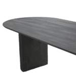 Eettafel Luca Deens Ovaal Zwart 200cm - Afbeelding 3
