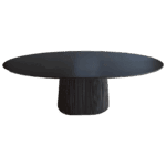 Eettafel Rome Ovaal Zwart 240cm