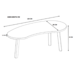 Table basse noire bio – Image 5