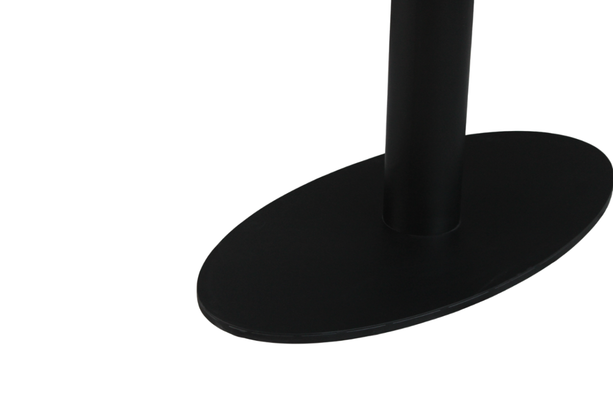 Esstisch Berlin Dänisch Oval Schwarz 200cm – Bild 3