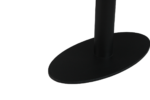 Esstisch Berlin Dänisch Oval Schwarz 200cm – Bild 3