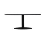Esstisch Berlin Dänisch Oval Schwarz 200cm – Bild 2