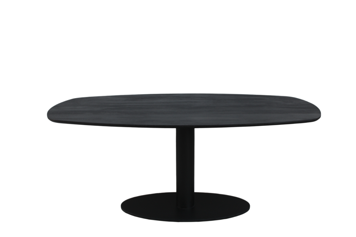 Esstisch Berlin Dänisch Oval Schwarz 200cm – Bild 10