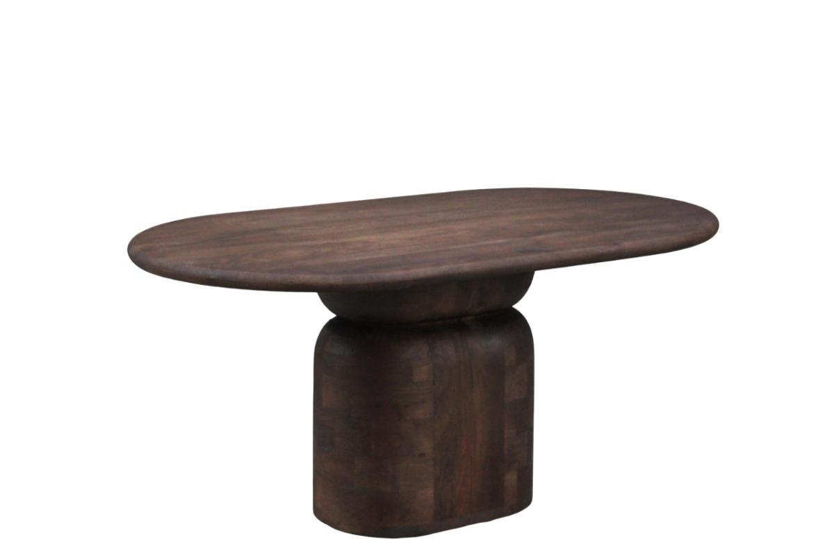Esstisch Lissabon oval Säulenbein 200cm – Bild 2