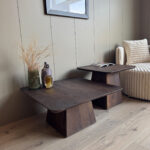 Schöner Couchtisch 2er Set braun – Bild 13