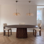 Esstisch Madrid, oval, braun, 240 cm