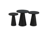 Table basse set de 3 Oslo Black – Image 12