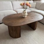 Salontafel Luca Deens Ovaal Bruin 120cm - Afbeelding 10