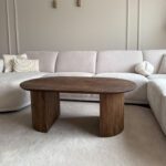 Salontafel Luca Deens Ovaal Bruin 120cm - Afbeelding 13