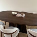 Eettafel Bergen Ovaal Bruin 200cm - Afbeelding 11