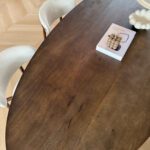 Eettafel Bergen Ovaal Bruin 200cm - Afbeelding 9