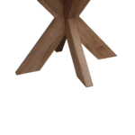 Eettafel Hamburg Rond Naturel 130cm - Afbeelding 5