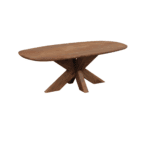 Salontafel Hamburg Deens Ovaal Naturel 130cm