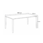 Esstisch Nancy 160cm – Bild 13