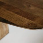 Eettafel Hexagon Deens Ovaal Bruin 160cm - Afbeelding 12