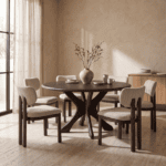 Eettafel Bali Rond Bruin 150cm