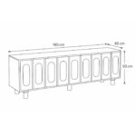 TV-meubel Satori Rechthoek Bruin 160cm - Afbeelding 8